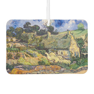 Vincent Van Gogh - Thatched Cottages at Cordeville Air Freshener