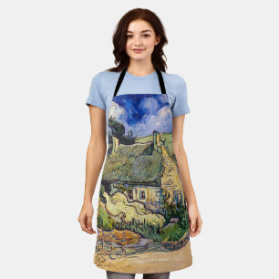 Vincent Van Gogh - Thatched Cottages at Cordeville Apron