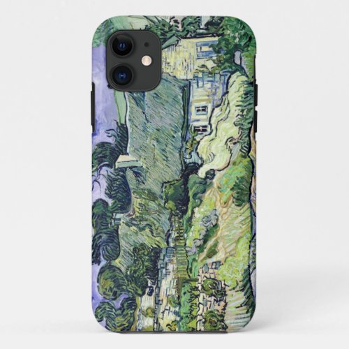 Vincent van Gogh  Thatched cottages at Cordeville iPhone 11 Case