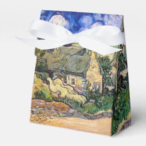 Vincent Van Gogh _ Thatched Cottages at Cordeville Favor Boxes
