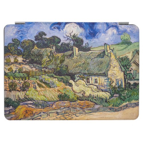 Vincent Van Gogh _ Thatched Cottages at Cordeville iPad Air Cover