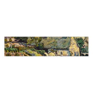 Vincent Van Gogh - Thatched Cottages at Cordeville Napkin Bands