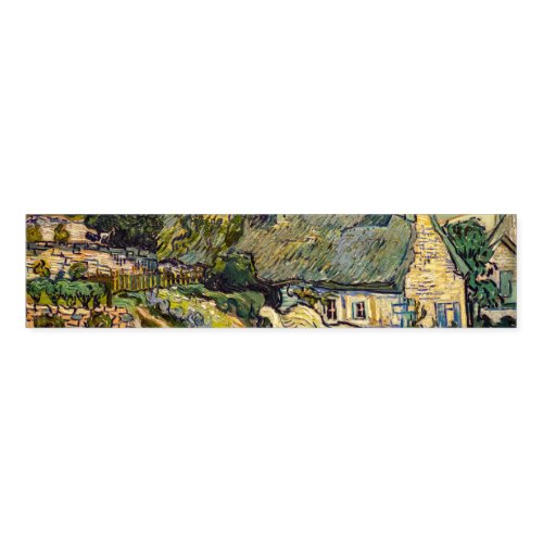 Vincent Van Gogh _ Thatched Cottages at Cordeville Napkin Bands
