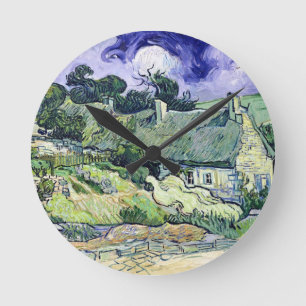 Vincent van Gogh   Thatched cottages at Cordeville Round Clock