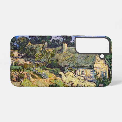 Vincent Van Gogh _ Thatched Cottages at Cordeville Samsung Galaxy S22 Case