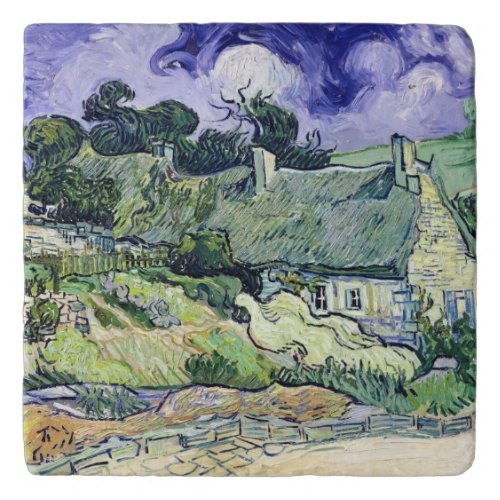 Vincent van Gogh  Thatched cottages at Cordeville Trivet