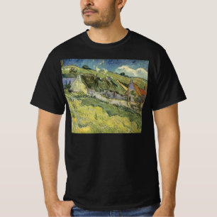 Vincent van Gogh - Thatched Cottages T-Shirt