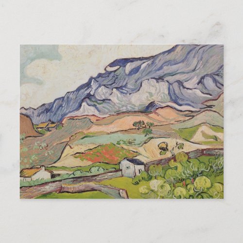 Vincent van Gogh  The Alpilles 1890 Postcard