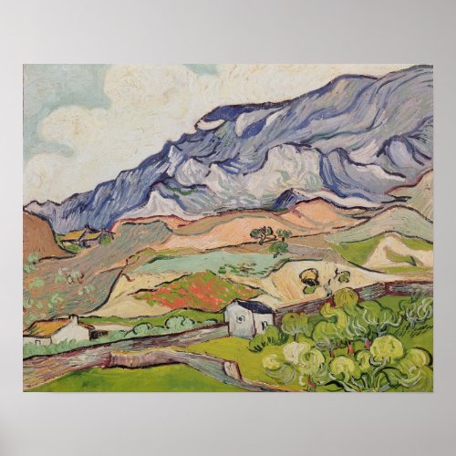 Vincent van Gogh  The Alpilles 1890 Poster