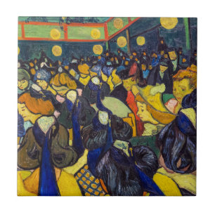 Vincent van Gogh - The ballroom at Arles Ceramic Tile