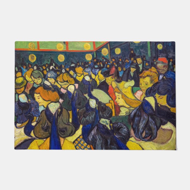 Vincent van Gogh - The ballroom at Arles Doormat (Front)