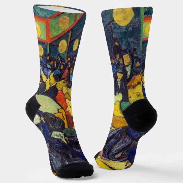 Vincent van Gogh - The ballroom at Arles Socks (Angled)