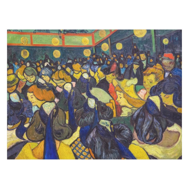 Vincent van Gogh - The ballroom at Arles Tablecloth (Front (Horizontal))