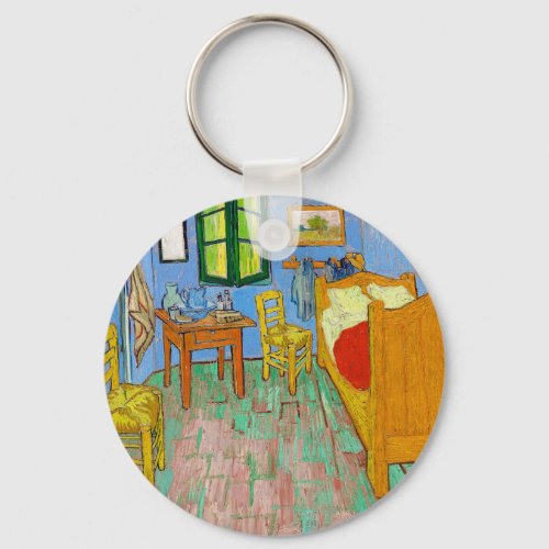 Vincent Van Gogh The Bedroom in Arles Keychain