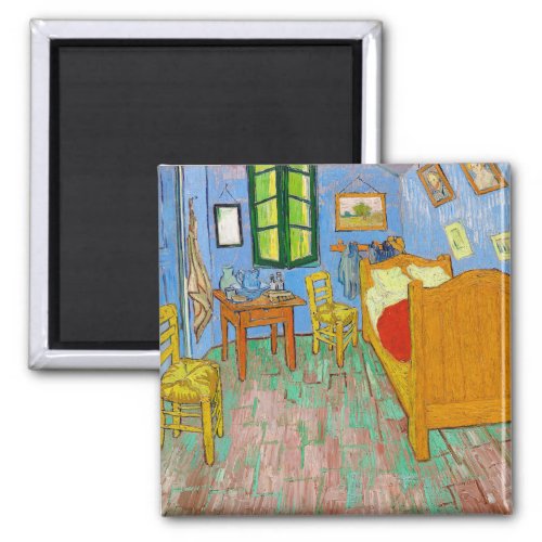 Vincent Van Gogh The Bedroom in Arles Magnet