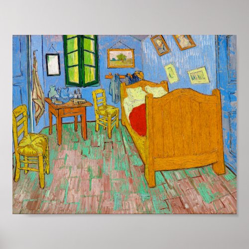 Vincent Van Gogh The Bedroom in Arles Poster