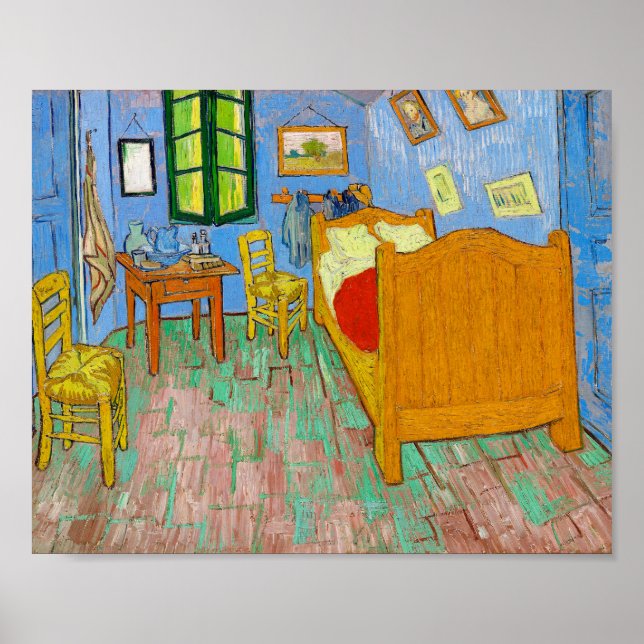 Vincent Van Gogh The Bedroom in Arles Poster (Front)