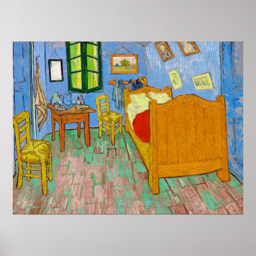 Vincent Van Gogh The Bedroom in Arles Poster