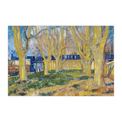 Vincent van Gogh _ The Blue Train Acrylic Print