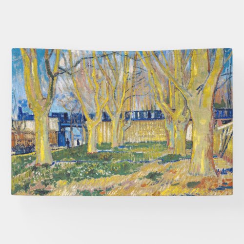 Vincent van Gogh _ The Blue Train Banner