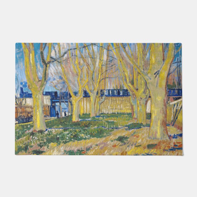 Vincent van Gogh - The Blue Train Doormat (Front)