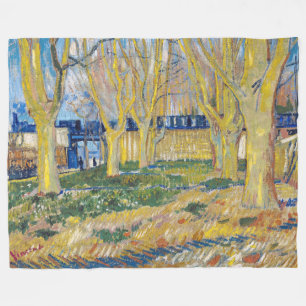Vincent van Gogh - The Blue Train Fleece Blanket