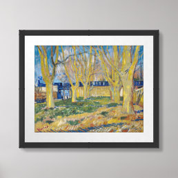 Vincent van Gogh - The Blue Train Framed Art