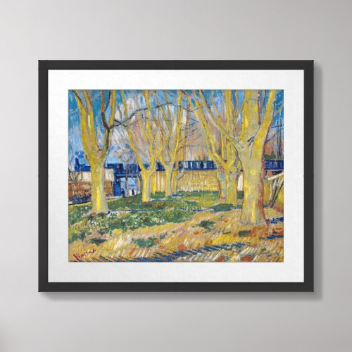 Vincent van Gogh _ The Blue Train Framed Art