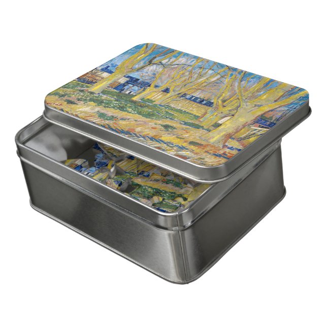 Vincent van Gogh - The Blue Train Jigsaw Puzzle (Lid Open)