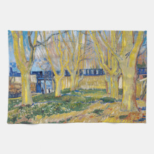 Vincent van Gogh - The Blue Train Kitchen Towel
