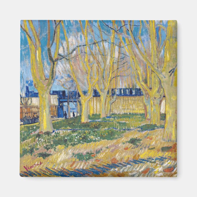 Vincent van Gogh - The Blue Train Magnet (Front)