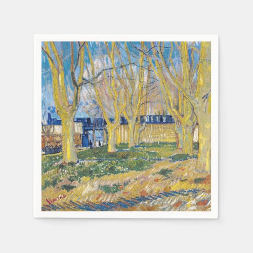 Vincent van Gogh _ The Blue Train Napkins