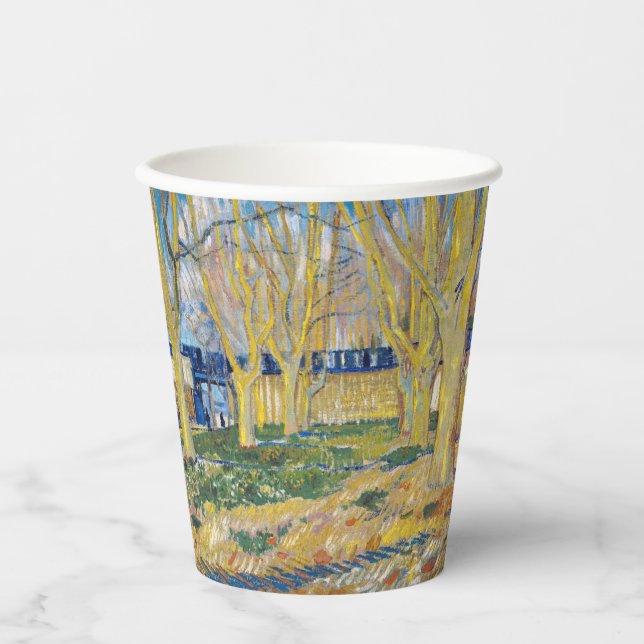 Vincent van Gogh - The Blue Train Paper Cups (Front)