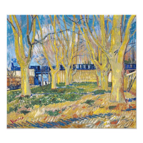 Vincent van Gogh _ The Blue Train Photo Print