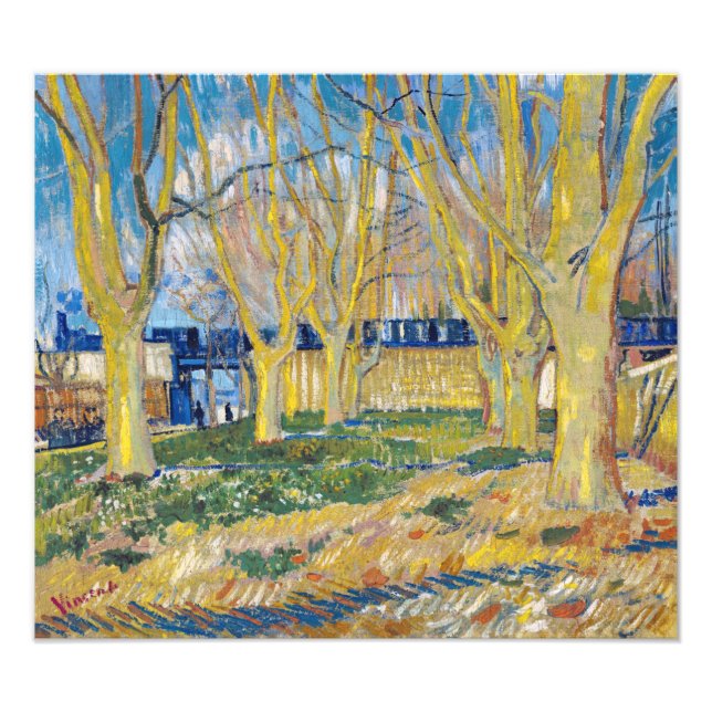 Vincent van Gogh - The Blue Train Photo Print (Front)