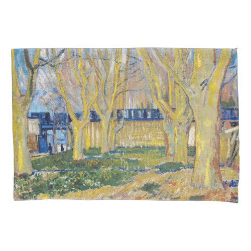 Vincent van Gogh _ The Blue Train Pillow Case