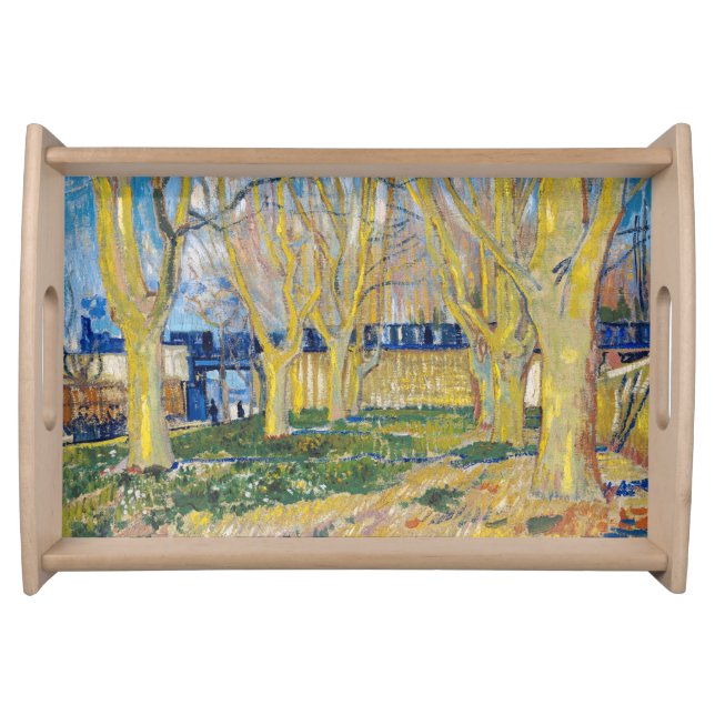 Vincent van Gogh - The Blue Train Serving Tray (Front)