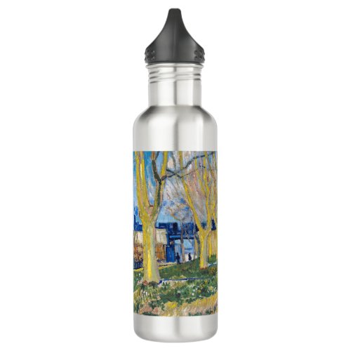 Vincent van Gogh _ The Blue Train Stainless Steel Water Bottle