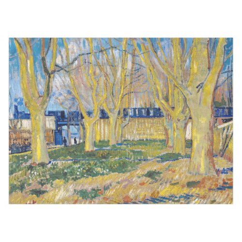 Vincent van Gogh _ The Blue Train Tablecloth