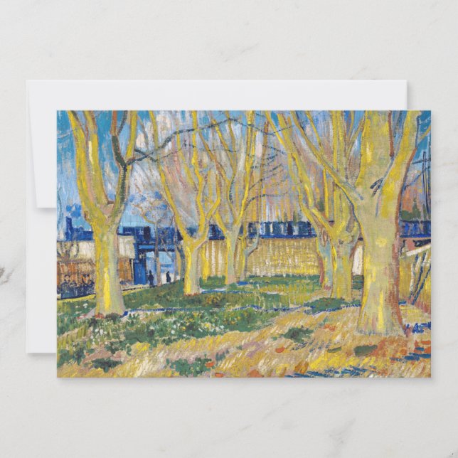 Vincent van Gogh - The Blue Train Thank You Card (Front)