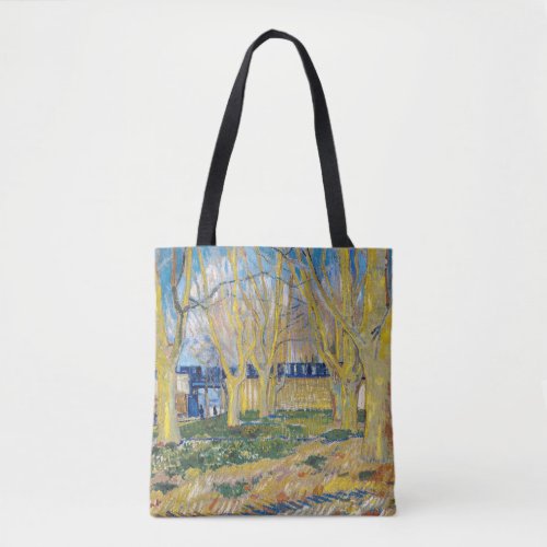 Vincent van Gogh _ The Blue Train Tote Bag