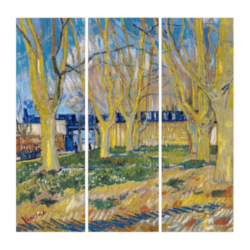 Vincent van Gogh _ The Blue Train Triptych