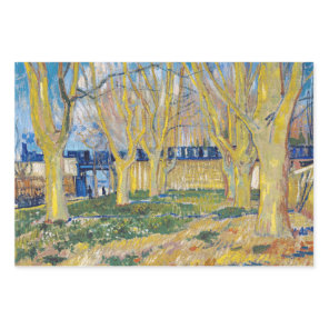 Vincent van Gogh - The Blue Train Wrapping Paper Sheets
