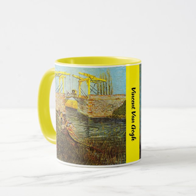 Vincent Van Gogh - The bridge of Langlois at Arles Mug (Front Left)