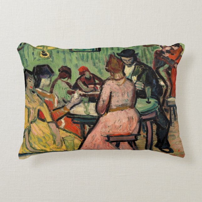 Vincent van Gogh - The Brothel Accent Pillow (Front)