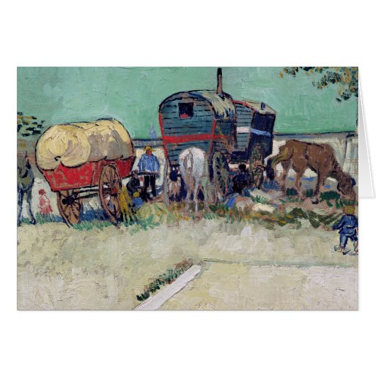 Vincent van Gogh | The Caravans, Gypsy Encampment (Front Horizontal)