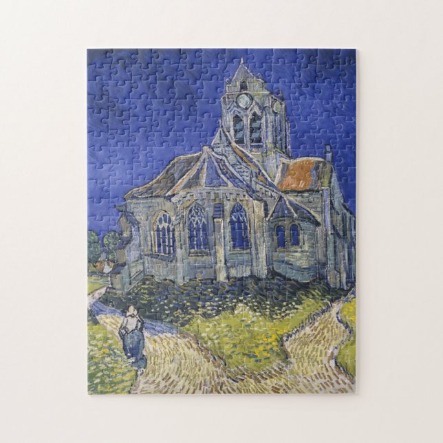 VINCENT VAN GOGH - The church at Auvers 1890 Jigsaw Puzzle (Vertical)