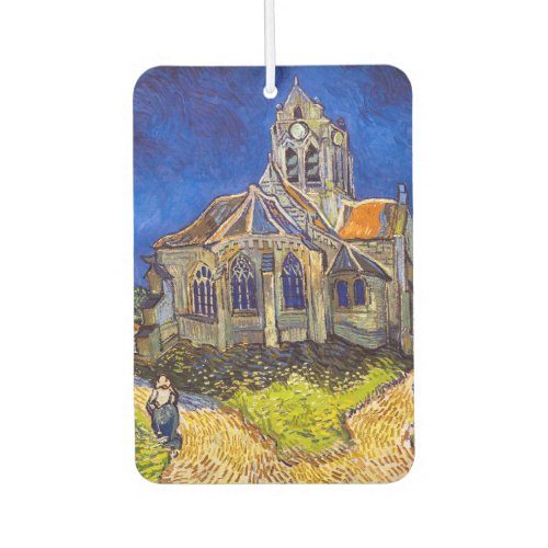 Vincent van Gogh _ The Church at Auvers Air Freshener