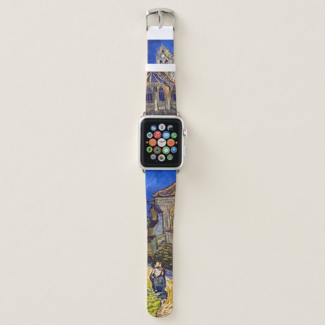 Vincent van Gogh - The Church at Auvers Apple Watch Band (Front)