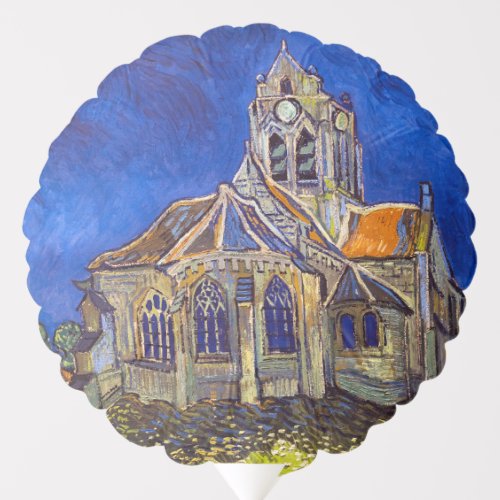Vincent van Gogh _ The Church at Auvers Balloon